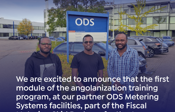 First module of the angolanization training program, part of the Fiscal Metering Skid Package for the Agogo FPSO Project execution, has been successfully completed.